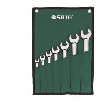 Sata 09070 Klucze Płasko Oczkowe 8-19 mm 7 szt.