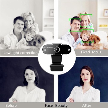 HD USB-камера для ПК, ноутбука, настольного компьютера 1080P