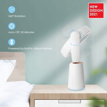 Косметическое зеркало Auxmir, двустороннее, 360°, 10-кратное увеличение