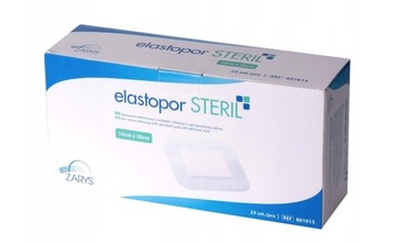 Elastopor Steril 10x20 cm jałowy przylepiec 25 szt