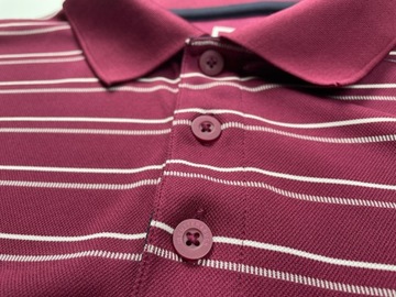 Мужская спортивная рубашка-поло CUTTER&BUCK в полоску Drytec, размер XL