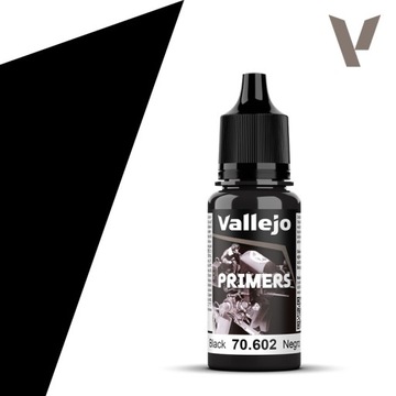 VALLEJO Surface Primer Black 18 ml / czarny podkład matowy