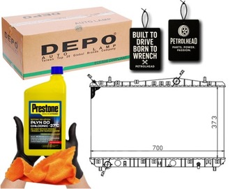 CHLADIČ CHEVROLET LACETTI 1.6-1.8 DEPO #PETROLHEAD PRO+ KIT5