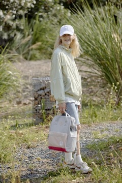 Рюкзак Himawari 9004 для ноутбука 14.1 USB 1.серо-розовый