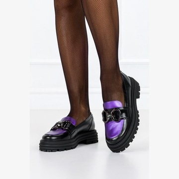 КОЖАНЫЕ ЛОФЕРЫ ЖЕНСКИЕ, ОБУВЬ НА ПЛАТФОРМЕ 37