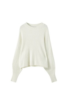 Sweter damski PULL&BEAR prążkowany r. S