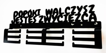 Вешалка для медалей с надписью WINNER AS LONG AS YOU FIGHT