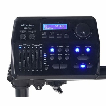 Электронная ударная установка Millenium MPS-750X E-Drum Mesh динамик