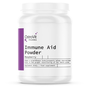 OstroVit Immune Aid w proszku 100 g malinowy