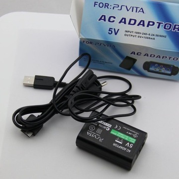 Зарядное устройство переменного тока, блок питания, USB-кабель PS VITA PCH-1004 1104
