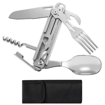 MULTITOOL 04 ŁYŻKA WIDELEC SZTUĆCE na SURVIVAL
