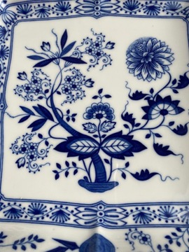 Большая миска Hutschenreuther Rosenthal луковый узор Meissen Meissen