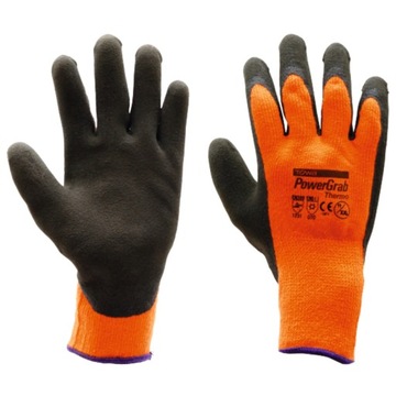 Rękawice Power Grab Thermo pomarańczowe roz 9(L)