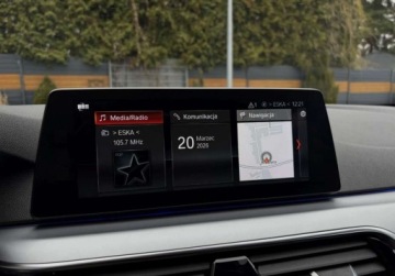 BMW Seria 5 G30-G31 Touring 520d 190KM 2018 BMW Seria 5 2.0D 190KM navi gwarancja LED AUTOMAT bezwypadkowy, zdjęcie 25