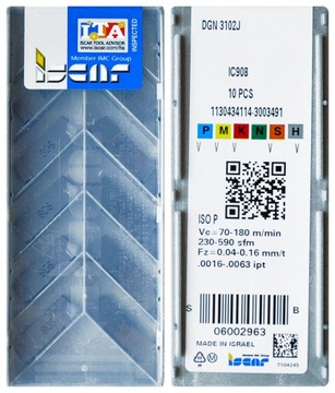 PŁYTKI UCINAKI DGN 3102J IC908 ISCAR