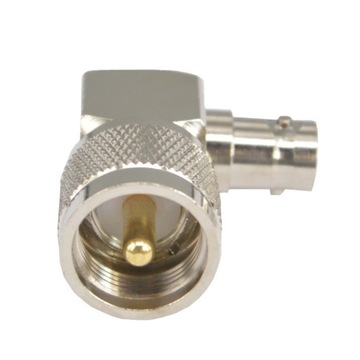 Adapter BNC gniazdo / UHF wtyk KĄTOWY
