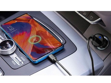 АВТОМОБИЛЬНОЕ ЗАРЯДНОЕ УСТРОЙСТВО ДЛЯ ТЕЛЕФОНА USB - USB TYPE-C