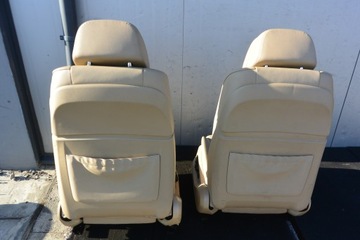 СИДЕНЬЕ СИДЕНЬЯ БЕЖЕВЫЙ КОМПЛЕКТ КОМФОРТ КОЖАНЫЙ С ПОДОГРЕВОМ BMW X5 E70 LIFT UK