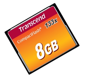 Карта памяти CompactFlash CF Transcend 133x 8 ГБ