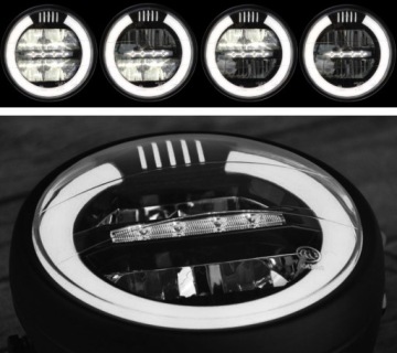 Фара, светодиодная лампа, тюнинг, CHOPER, чоппер Cafe racer