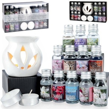 Керамический камин для ароматических масел и свечей.