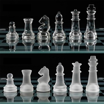 Стеклянные шахматные наборы Crystal International Chess Game, элегантные, 20x20 см
