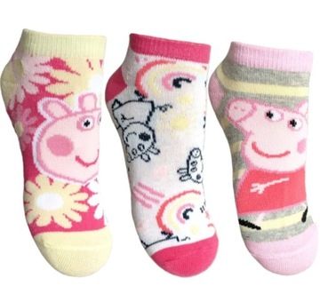 Skarpetki dziecięce Świnka Peppa 3-pak 27/30