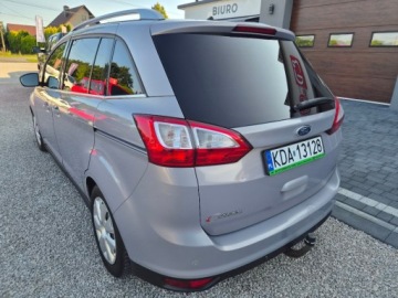 Ford C-MAX II Minivan 1.6 Duratec 105KM 2011 Ford Grand C-MAX Sliczny czarny grand Titanium 2011 1.6b zarejestrowany gw, zdjęcie 5