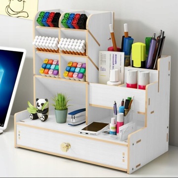 СТОЛ-ОРГАНИЗАТОР С ЯЩИКАМИ ДЕРЕВЯННЫЙ КНИГА ДЛЯ ИНСТРУМЕНТОВ