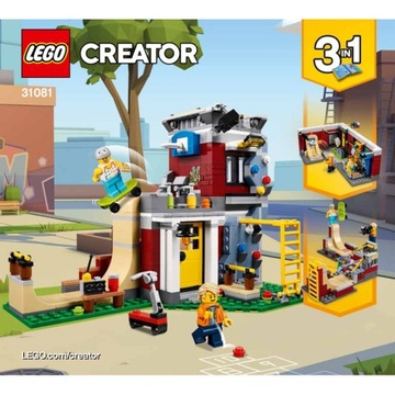 Lego Instrukcja - Modular Skate House 31081