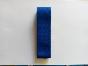 Szarfa gimnastyczna parciana 100cm szkolna niebies