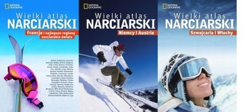 ATLAS NARCIARSKI SZWAJCARIA WŁOCHY AUSTRIA FRANCJA