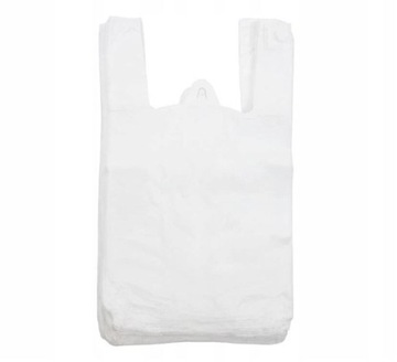 Reklamówka 30x55 cm biała 100 szt