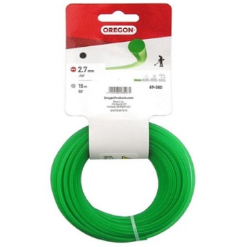 ŻYŁKA TNĄCA OREGON KOSY PODKASZARKI NAC STIHL HUSQVARNA 2,7MM 15M OKRĄGŁA