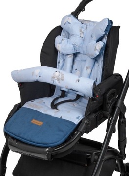 JACKMAR ДВУСТОРОННЯЯ ВСТАВКА ДЛЯ КОЛЯСКИ, 5 ПРЕДМЕТОВ