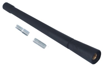 ANTENA SAMOCHODOWA 17CM MASZT BAT 2 ADAPTERY