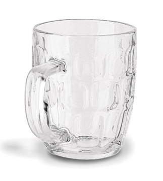 КРУЖКИ ПИВНЫЕ СТЕКЛА С РУЧКОЙ БОЧКА ТОЛСТОЕ СТЕКЛО 500 МЛ 6ШТ.