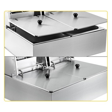 Фритюрница электрическая VEVOR 5000Вт 2*6л Нержавеющая сталь