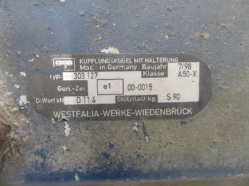 Буксировочный КРЮК балка бампера, заднее усиление, BMW 5 e39 седан Вестфалия