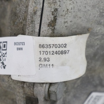 BMW F34 GT G30 G31 G15 NÁPRAVA DIFER DIFERENCIÁL PŘEDNÍ 2,93 8635703