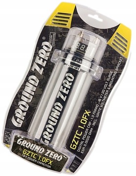 Конденсатор Ground Zero GZTC 1.0FX 1 фарад с ЖК-дисплеем
