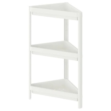 IKEA VESKEN regał narożny biały 33x33x71 cm