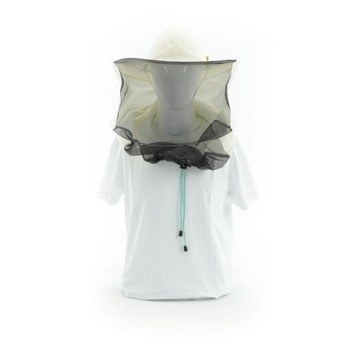 Льняная шапка пчеловода с брезентовой спинкой