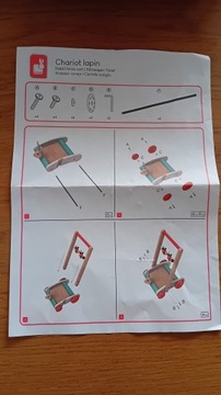 Janod 7382513 толкатель, коляска, катание с блоками