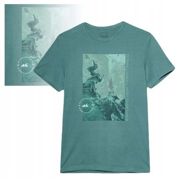 4F T-shirt Koszulka Bawełna 100% TTSHM485 M