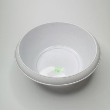 MISKA PLASTIKOWA OKRĄGŁA DO MIKROFALI 1,1 LITRA 20CM MKM2 POMARAŃCZOWA