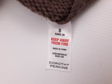 DOROTHY PERKINS krótki SWETER KARDIGAN _ 36 S