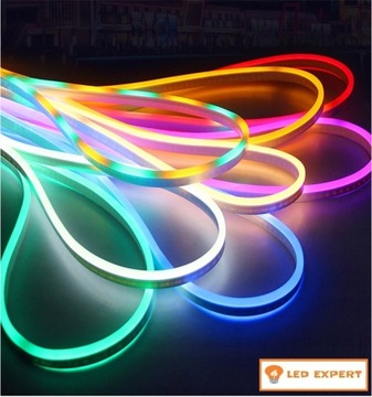 МОНТАЖНЫЙ ПРОФИЛЬ НЕОНОВЫХ СВЕТОДИОДОВ 8X16 АЛЮМИНИЙ - 2 МЕТРА