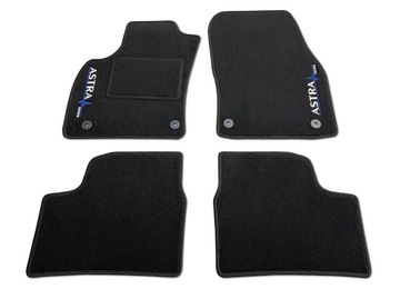 ВЕЛУРОВЫЕ КОВРИКИ OPEL ASTRA H (2004-2014) + ВЫШИВКА