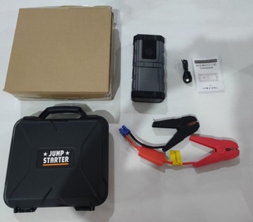 3 W 1 POWERBANK ROZRUSZNIK SAMOCHODOWY BOOSTER JUMP STARTER 6000 MAH Z LATARKĄ